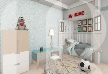 Дизайн интерьера детской комнаты для мальчика